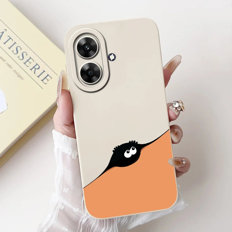 For Realme Note 60 2024 Fashion Moon Pattern Phone Case For Realme Note60 4G Soft Silicone Shockproof Cases