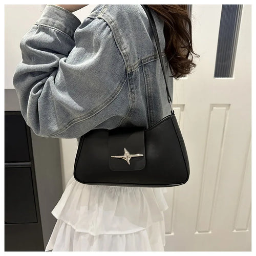 Baguette Bag Donna Vintage Y2K - Borsa a Spalla Sottile Stile Retrò