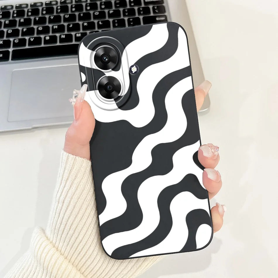 For Realme Note 60 2024 Fashion Moon Pattern Phone Case For Realme Note60 4G Soft Silicone Shockproof Cases