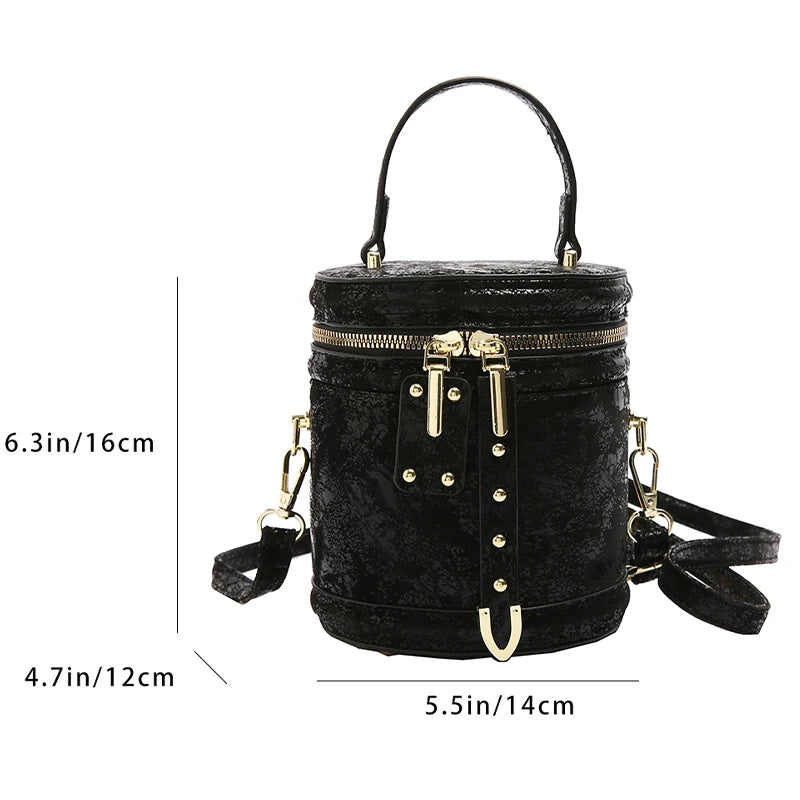 Borsa Secchiello Donna in Pelle PU - Handbag Fashion Capiente