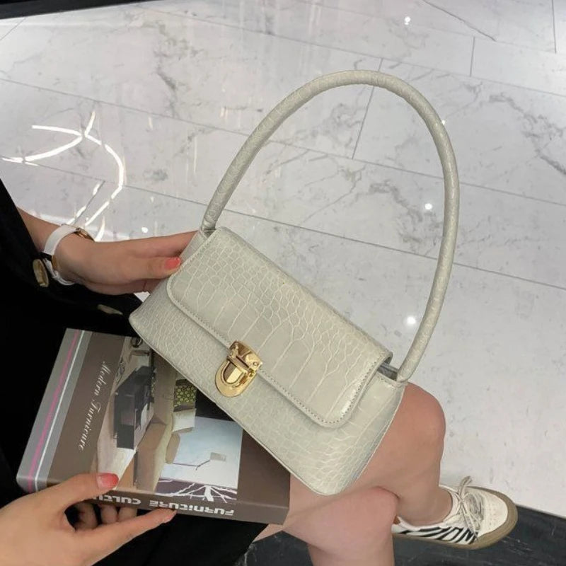 Saddle Bag Donna a Spalla - Borsa Sottobraccia Design Luxury