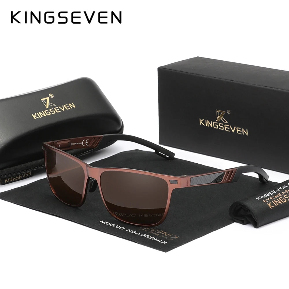 KINGSEVEN 2024 New Sunglasses For Men Driving Polarized Eye Protect UV400 Sports Glasses Special Design Goggle Women Eyewear