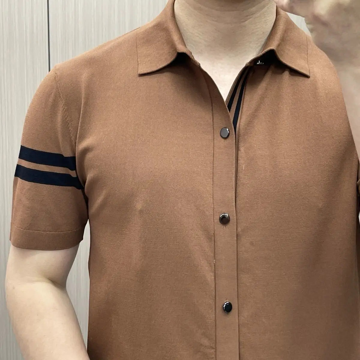 Camicia Uomo Slim Fit Business Casual – Manica Corta Elegante