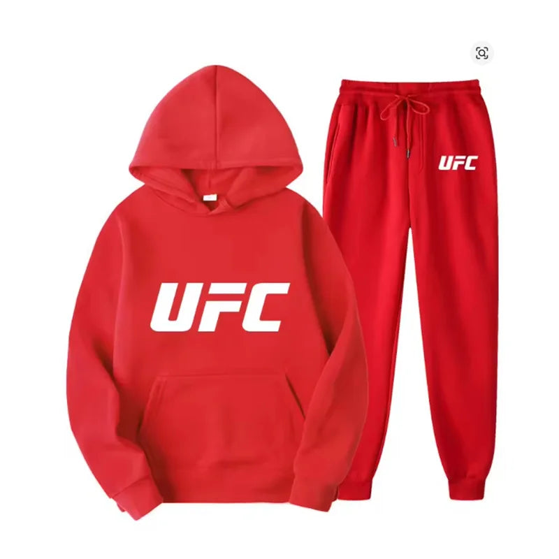 Completo Tuta Uomo Felpa e Pantaloni - Set Sportivo Streetwear con Stampa Geometrica