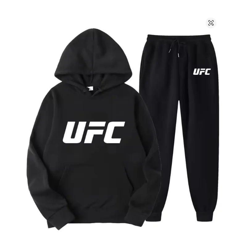 Completo Tuta Uomo Felpa e Pantaloni - Set Sportivo Streetwear con Stampa Geometrica