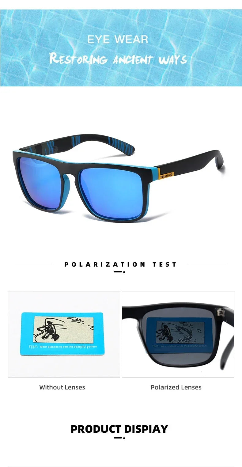 Occhiali da Sole Polarizzati Vintage - Protezione UV Anti-Riflesso per Guida e Pesca