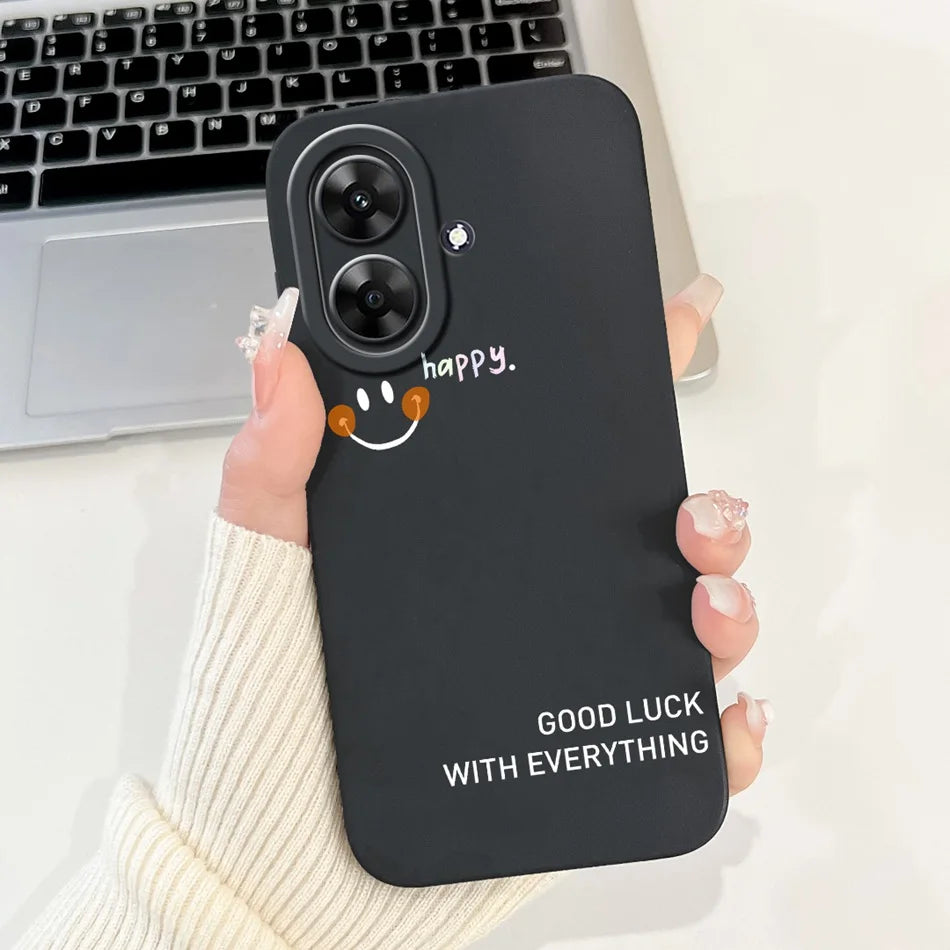 For Realme Note 60 2024 Fashion Moon Pattern Phone Case For Realme Note60 4G Soft Silicone Shockproof Cases