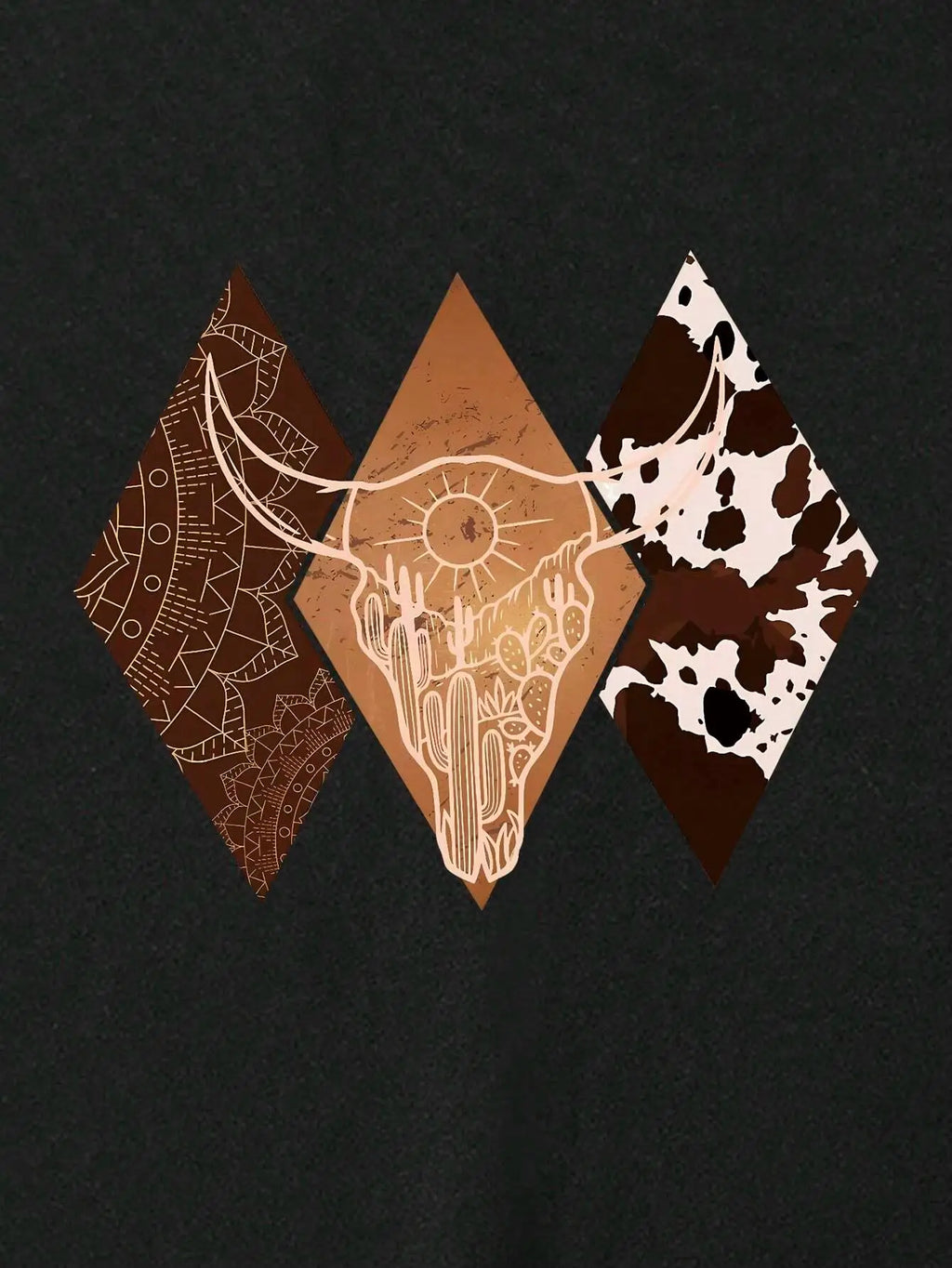 Felpa Donna Girocollo Stile Cowboy — Loose Fit Primaverile