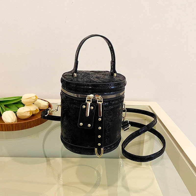 Borsa Secchiello Donna in Pelle PU - Handbag Fashion Capiente